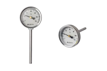 Termometr techniczny prosty TR i kątowy TU